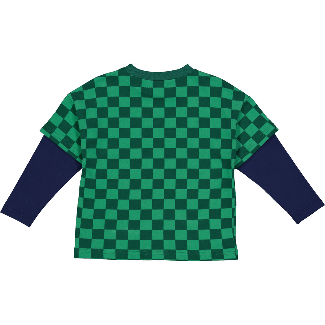 BMX checkered T-shirt