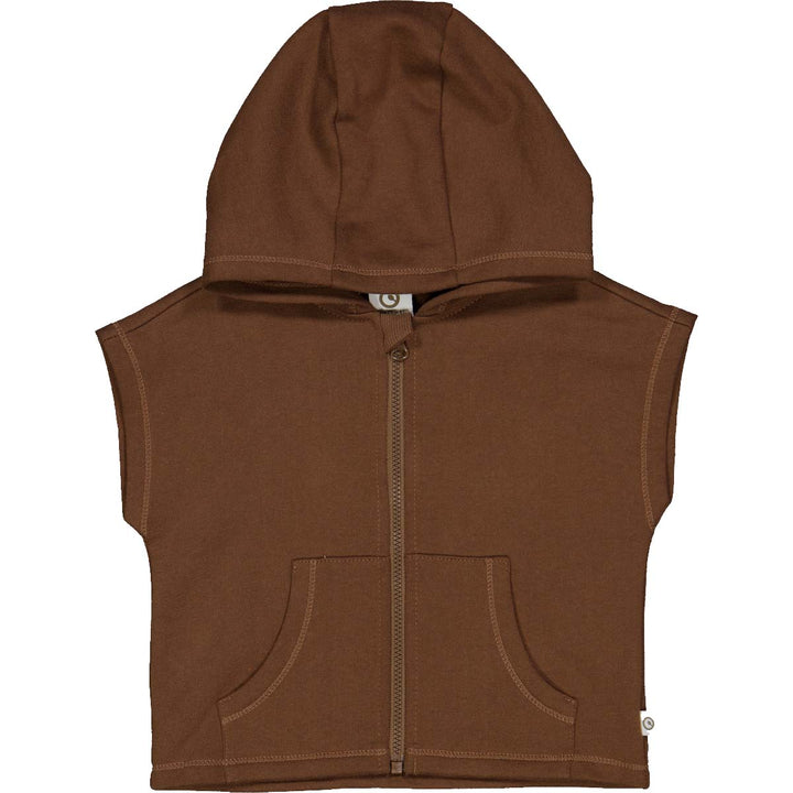 SWEAT hoodie vest