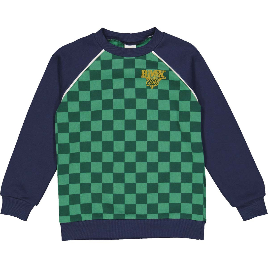 BMX checkered sweatshirt