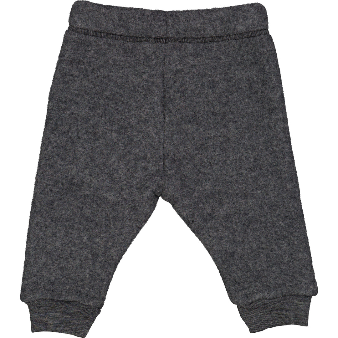 WOOL pants in merino wool fleece