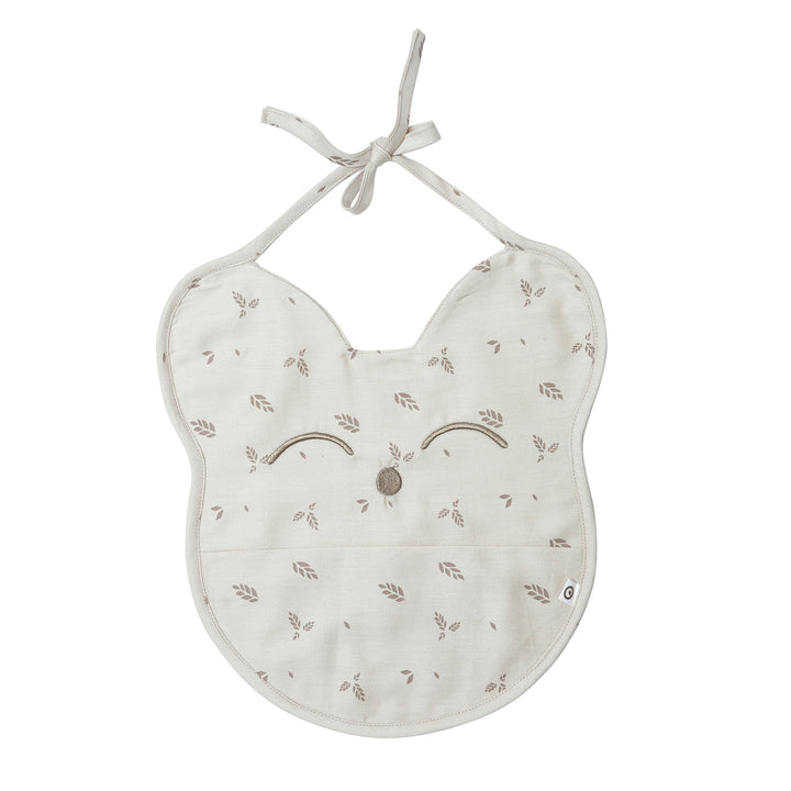 OAT bear bib with pocket