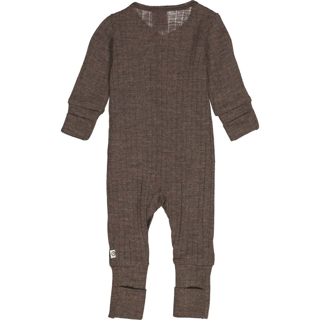 WOOLLY RIB bodysuit with feet