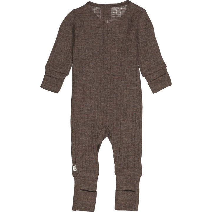 WOOLLY RIB bodysuit with feet