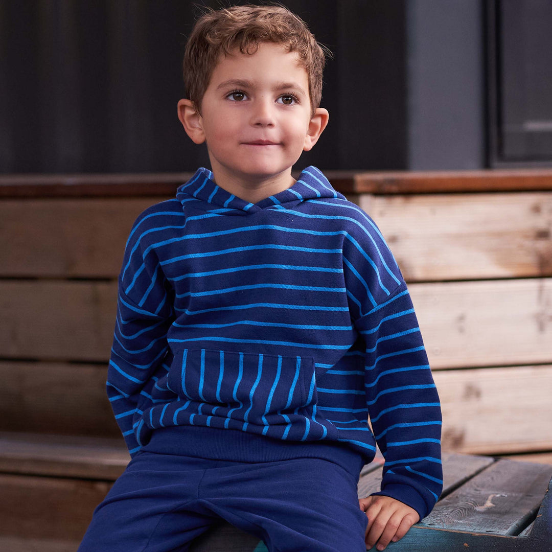 STRIPE pocket hoodie
