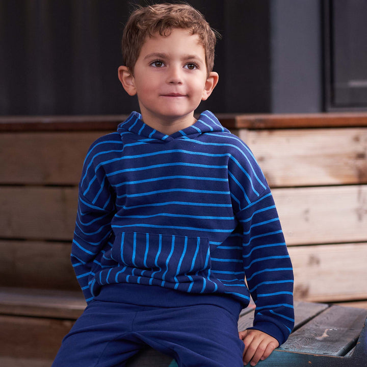 STRIPE pocket hoodie