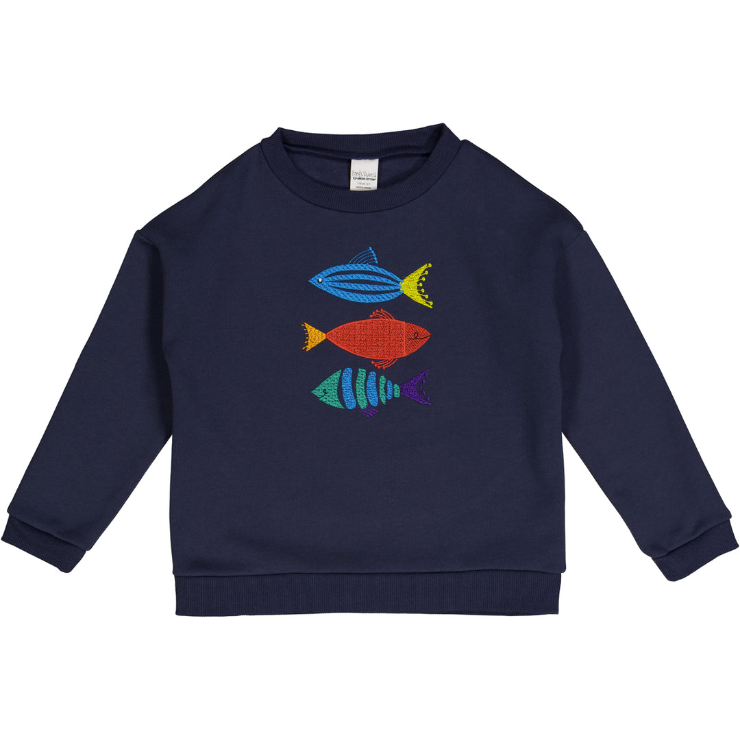 Sweatshirt with fish