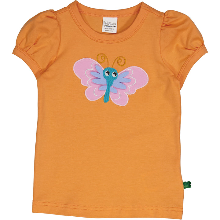 HELLO puff butterfly sleeve top