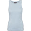 Sleeveles top in a wonderful ribbed quality
