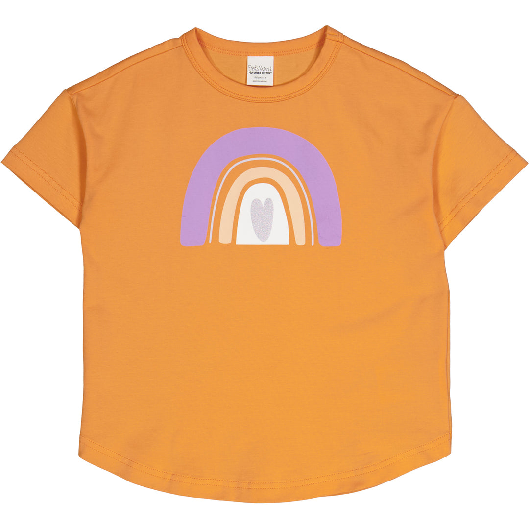 SNAIL big T-shirt with a rainbow