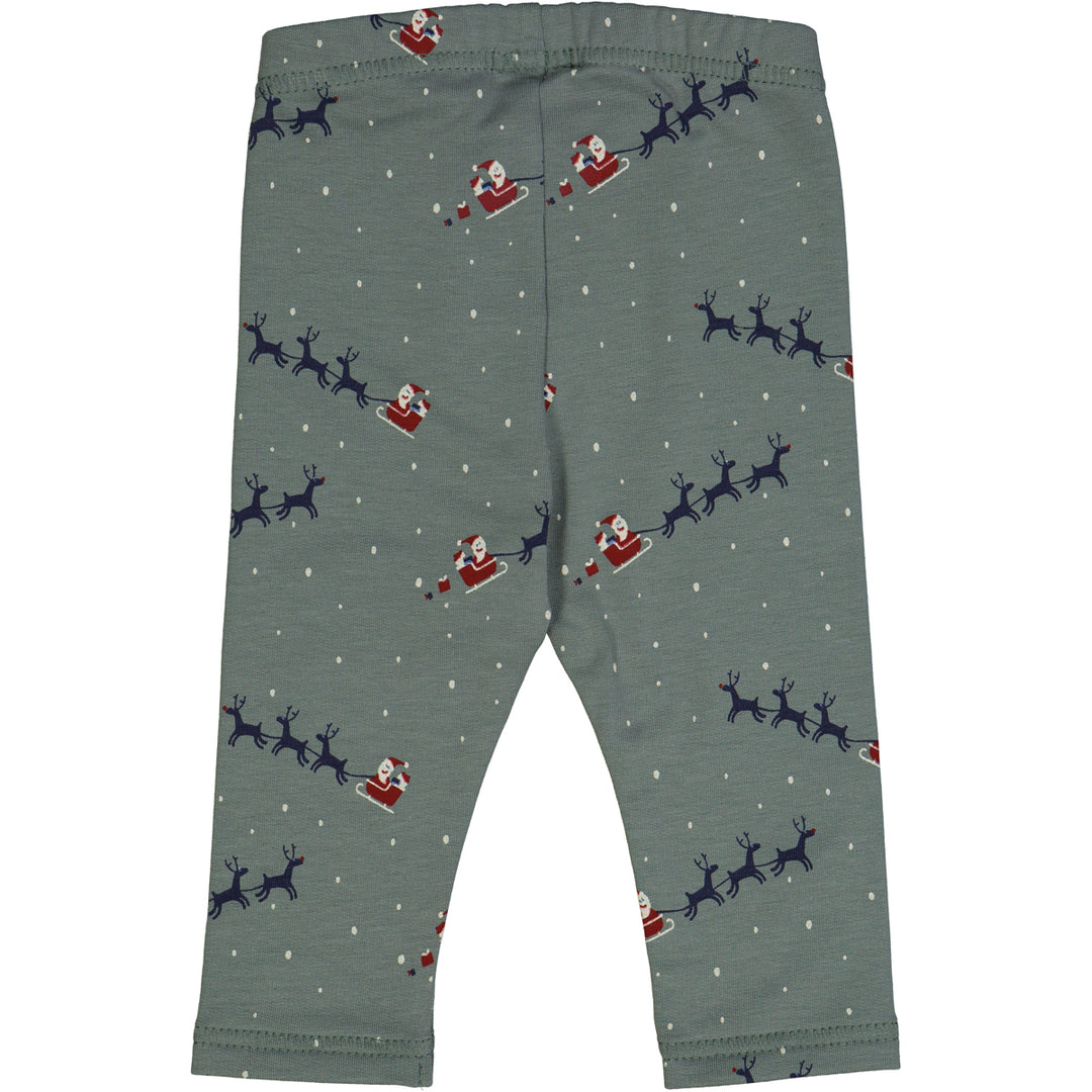 SANTA leggings with Christmasprint