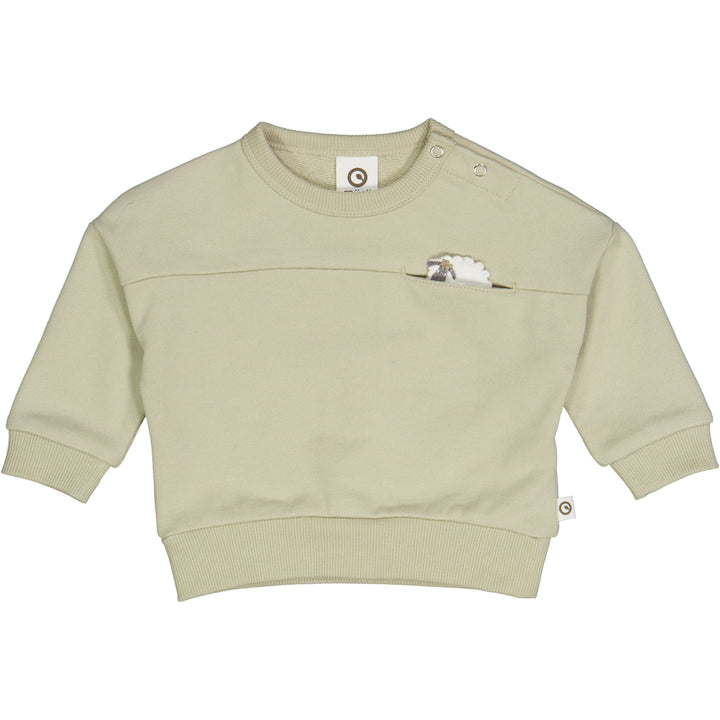 FARMING sweatshirt with a pocket and a sheep