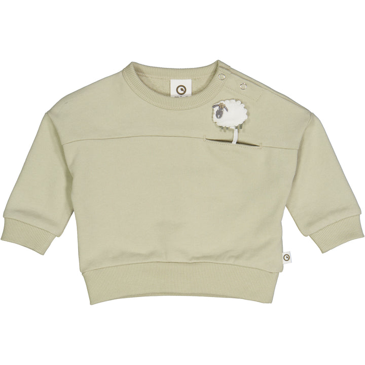 FARMING sweatshirt with a pocket and a sheep