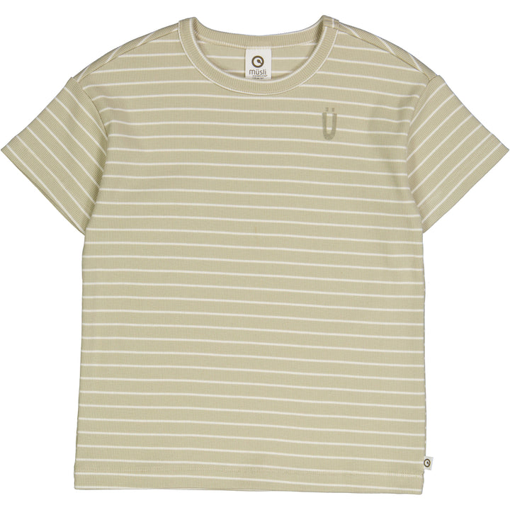 STRIPE RIB T-shirt